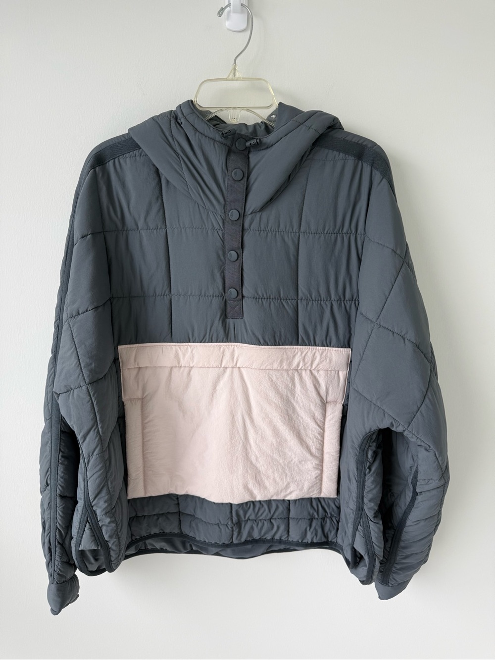Free people movement pippa pullover colorblock puffer